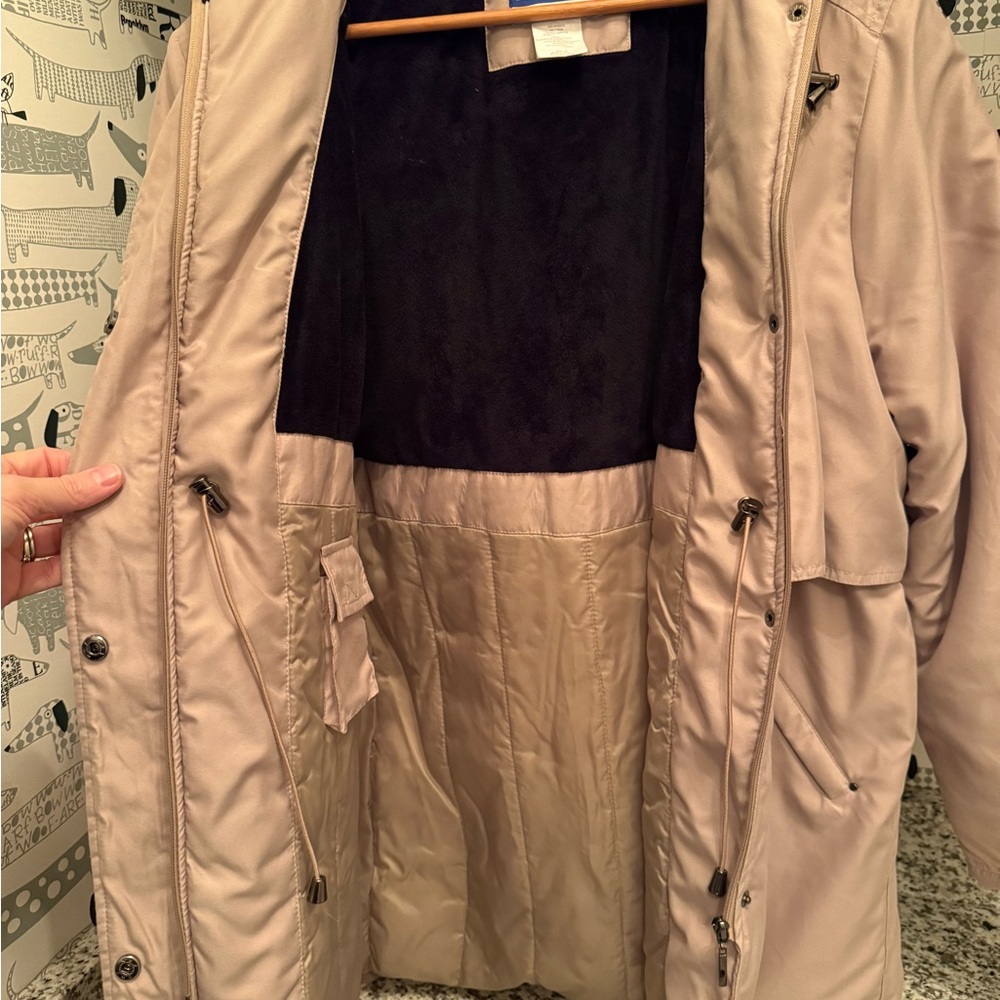 Essentials Beige Polyester Jacket - image 4